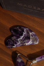 Madesalon -  Amethyst roller and Gua Sha set
